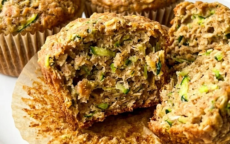 Zucchini Oatmeal Muffins