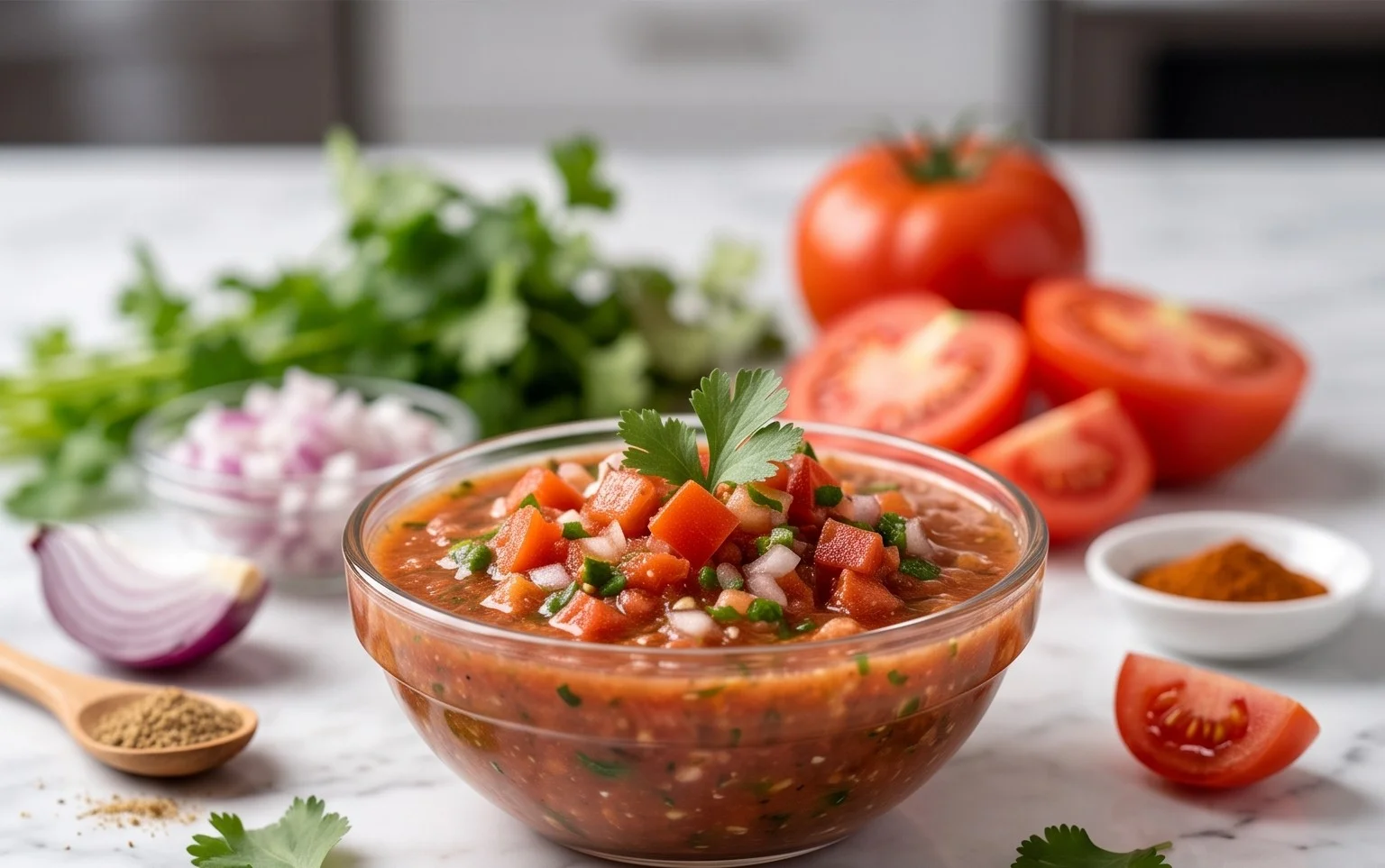 Easy Restaurant Style Blender Salsa-Quick & Fresh